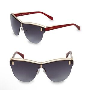 BALMAIN  Red and Gold Sunglasses